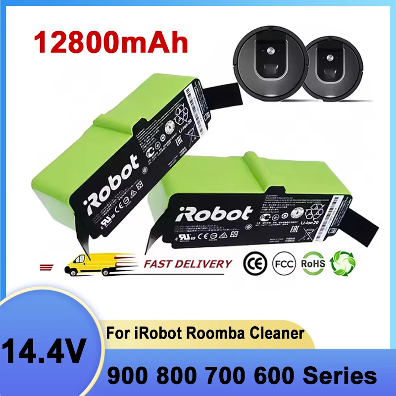 Nueva batería de iones de litio de 9800mAh para iRobot Roomba Cleaner series 900, 800, 700, 600, 960, 980, 981, 965, 895, 675, 695, 692, 690, 680, 890, 860
