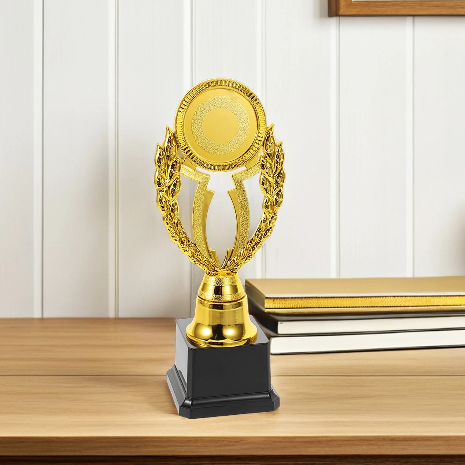 

Plastic Trophy Gold Award Cup Children Competition Classroom Prize Reward Trophies Prop Decoration