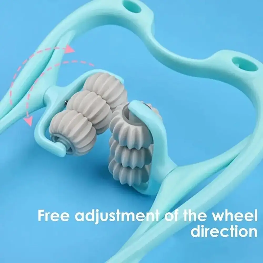 Roller Tool Cervical Spine Massager Relax Your Neck Blue Color Neck Roller Neck Waist Legs Feet Neckbud Massage Roller