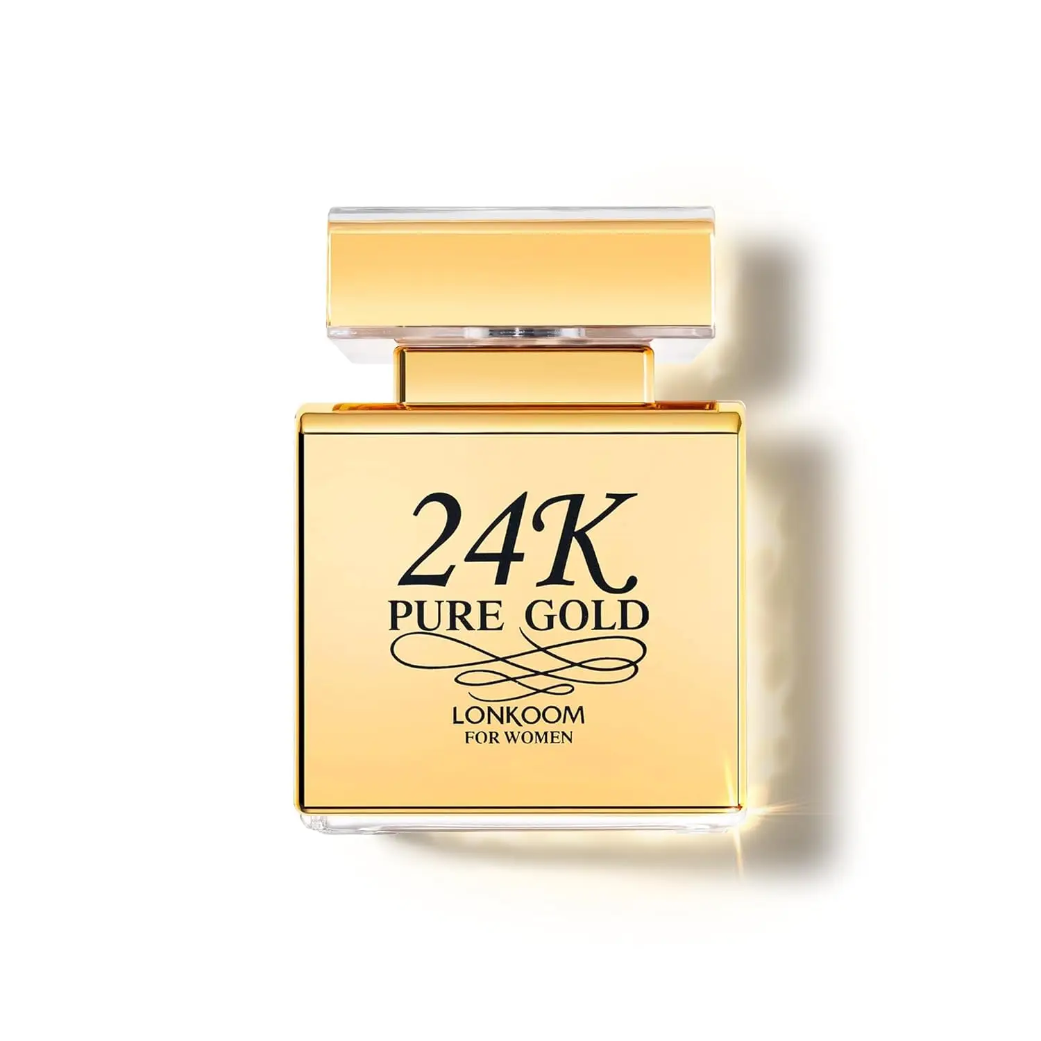

Lonkoom 24K Gold Women’s Perfume 3.4oz, Sweet Vanilla Amber Scent, Long Lasting Valentine’s & Holiday Gift