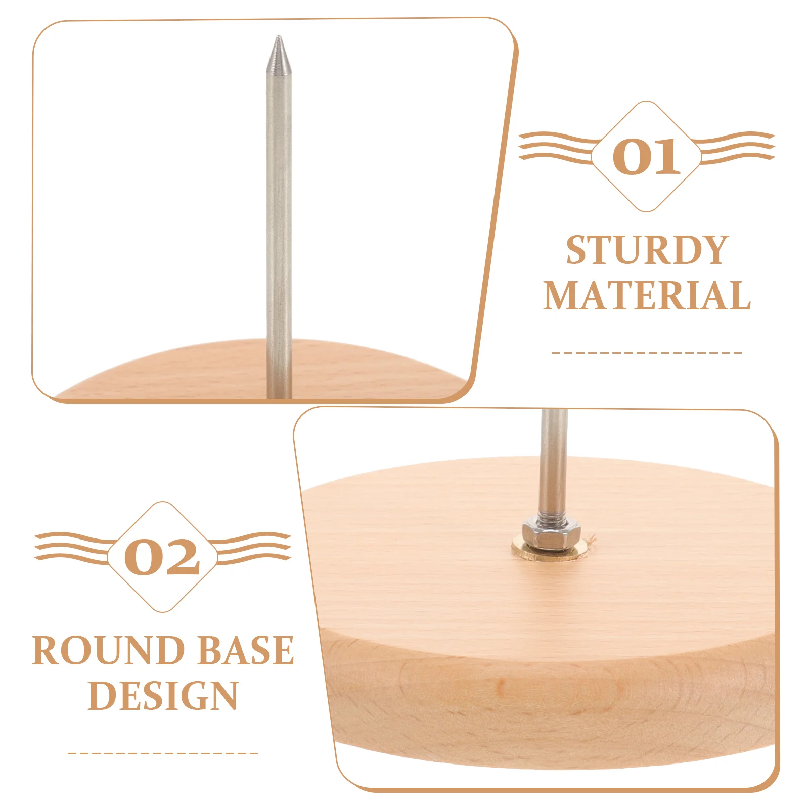 Stick Bill Insert Receipt Organizer Memorandum Brown Multipurpose Check Holder Office