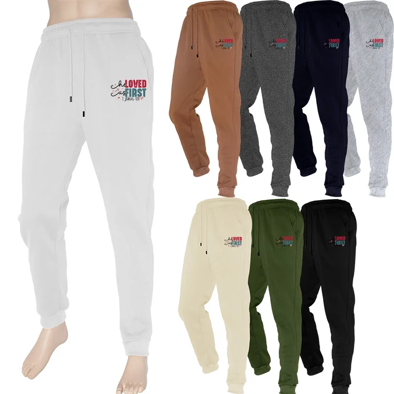 

Mens Print Pants Sport Jogging Fitness Running Trousers Harajuku Street Style Autumn Winter New In Men's Clothing