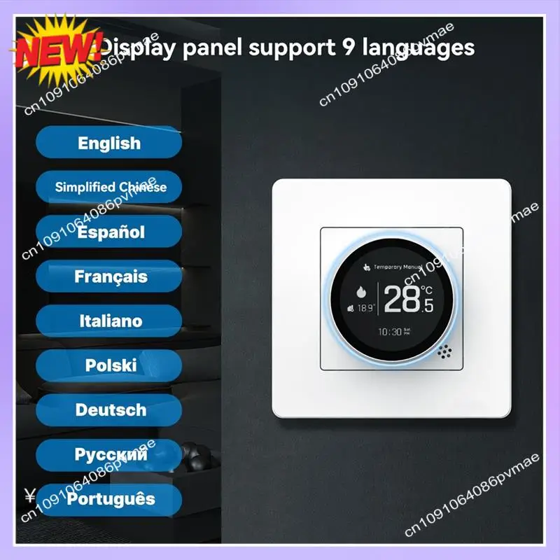 T24C Tuya Zigbee Smart Knob Thermostat Water Floor Heat Temperature Controller Works With Alexa Google Home A