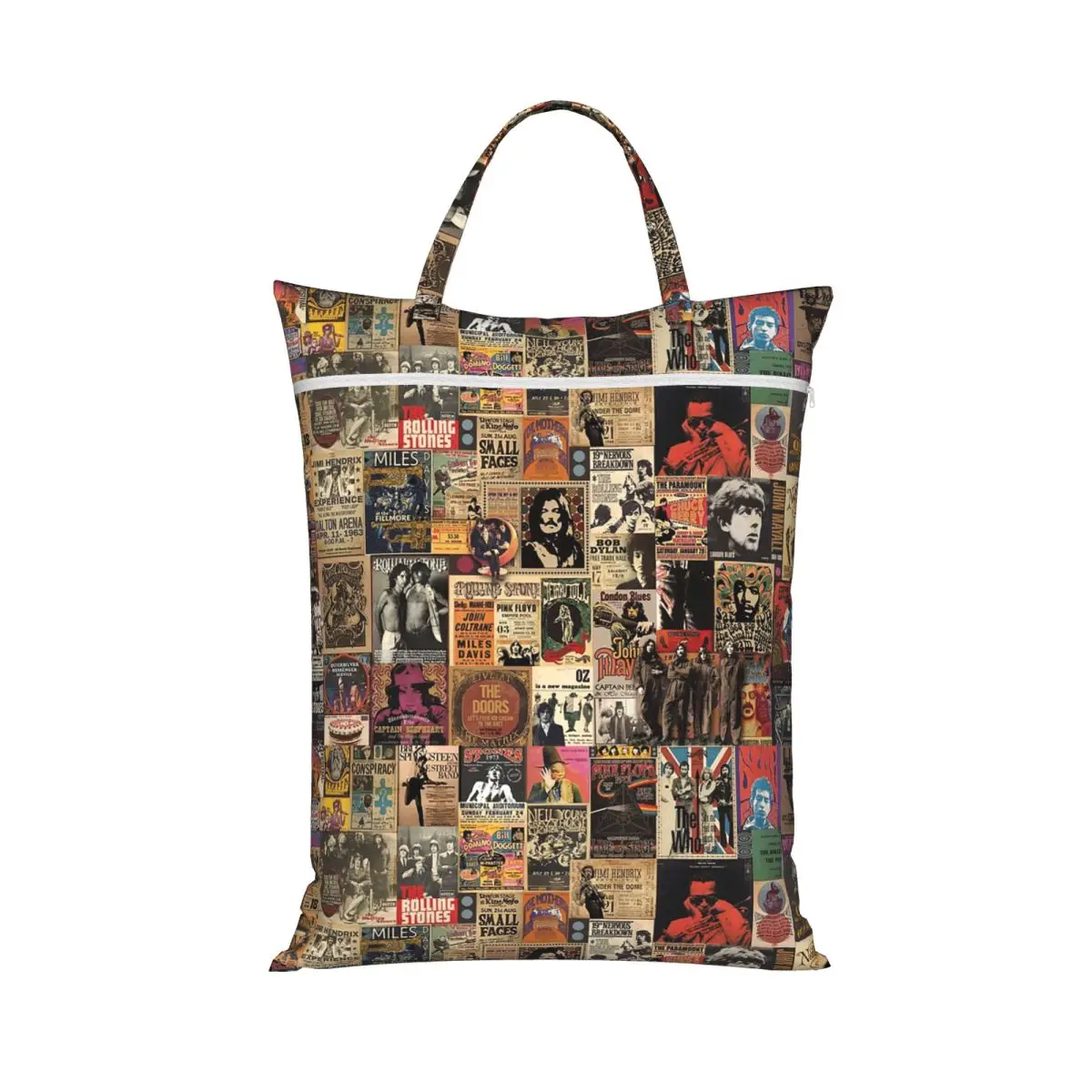 Rock N' Roll Stories Laundry Collector Foldable Laundry Basket Home Organizer Washing Basket Home Organizer