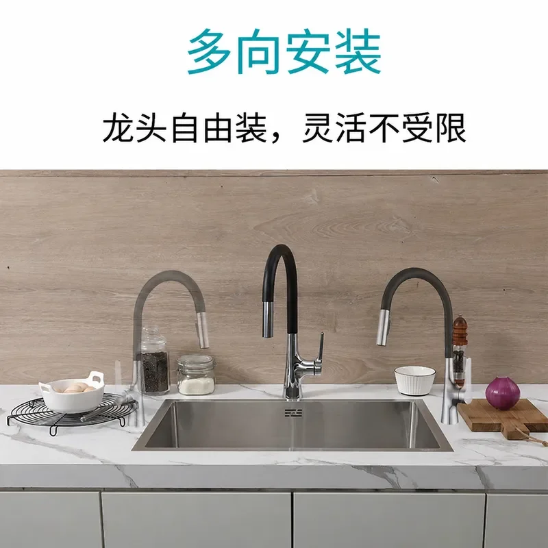 Australian Standard 304 Stainless Steel Single Bowl Kitchen Sink Brushed Finish Vegetable Washing Basin for Home Use