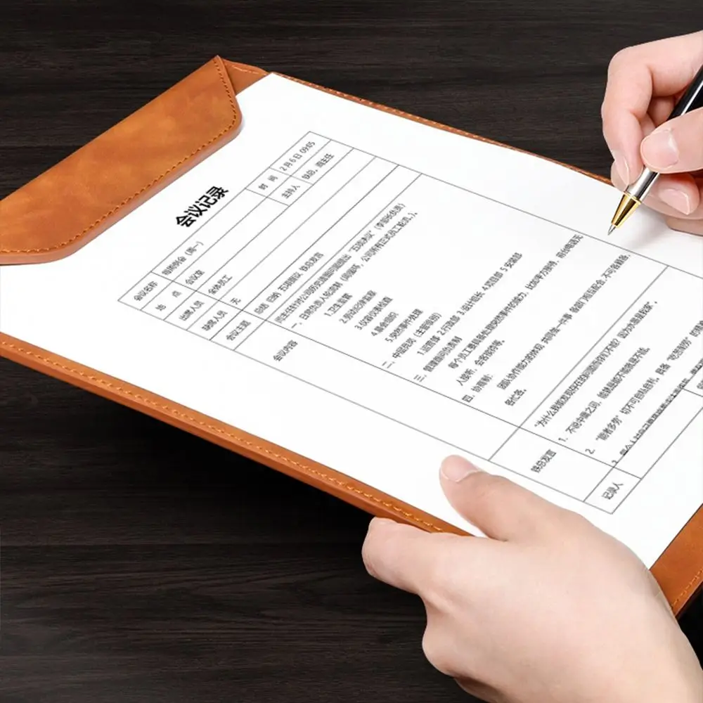 Memo Clipboard A4 Business Writing Clipboard Paper Organizer Writing Tablet A4 Manager Signature Board Menu Folder Magnetic
