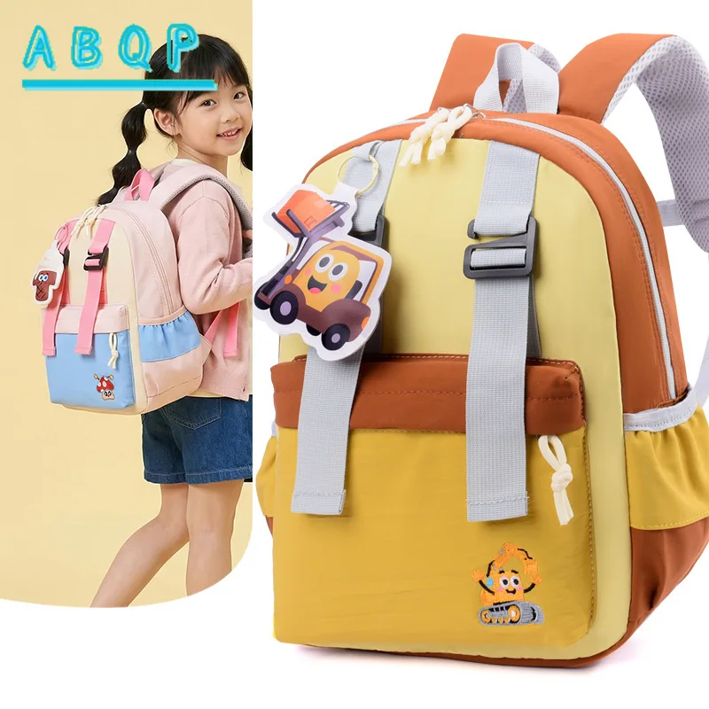 New Children's School Bag 3D Cartoon Cute Boy and Girl School Bag Large Capacity Kindergarten Backpack Light and Fashionable