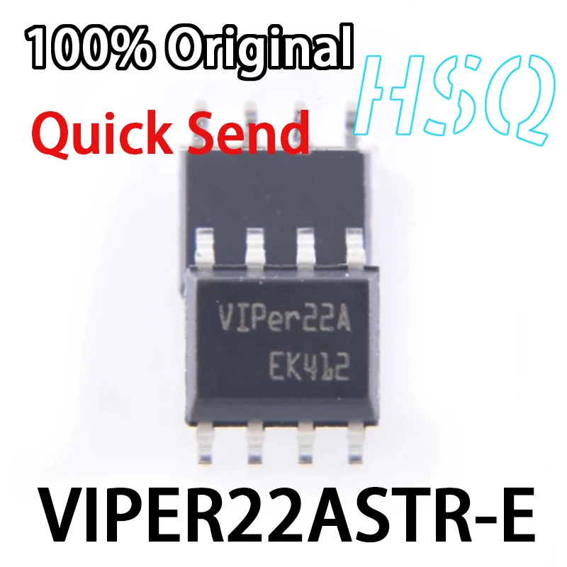 

10PCS Original VIPER22ASTR-E VIPER22A SOIC-8 Isolated Power IC Chip PWM Controller 60kHz Switched Power Chip