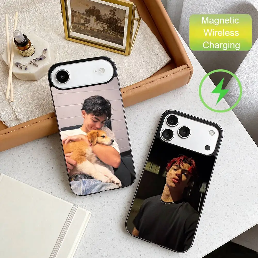 

American actor Malachi Barton Phone Case For iPhone17,16,15,14,13,12,11 Plus,For Magnetic Wireless Charge Cover