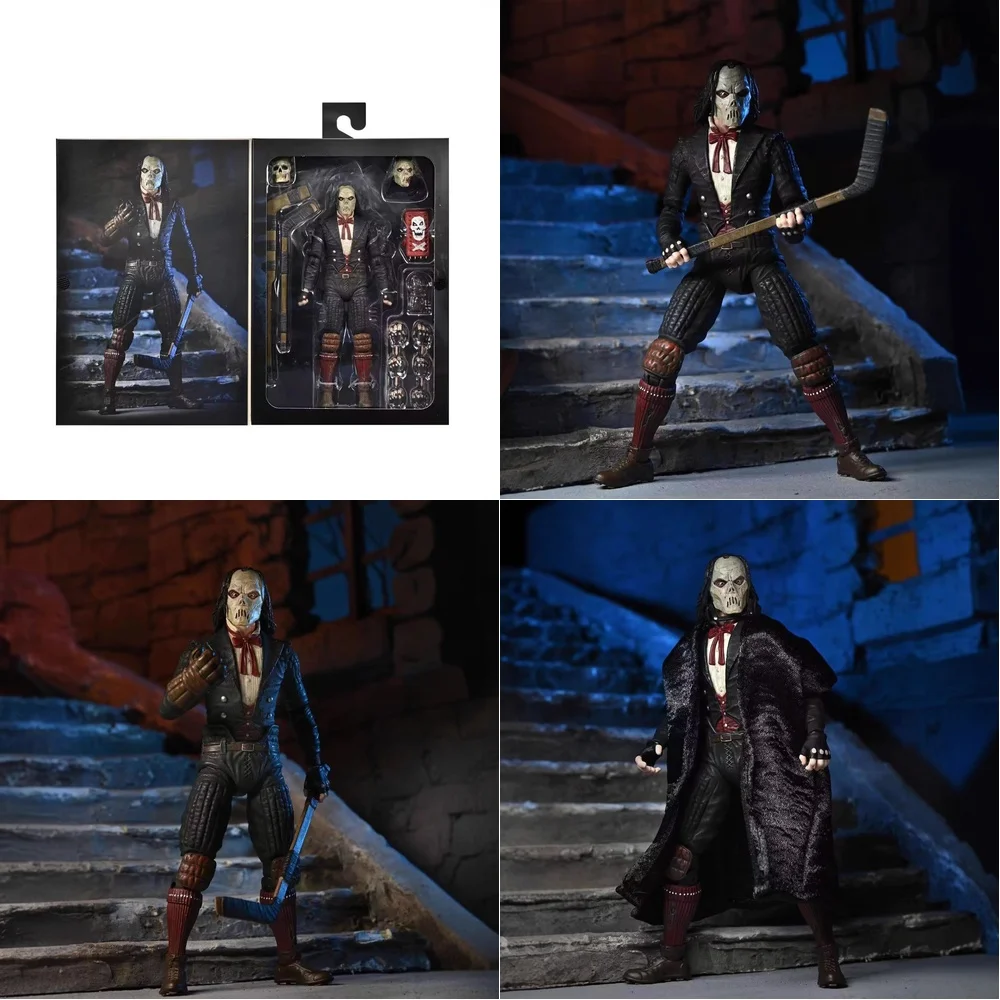 Neca adolescente mutante ninja tartarugas 2 casey jones 7 Polegada figura de ação modelo colecionável brinquedo desktop modelo ornamento presente aniversário