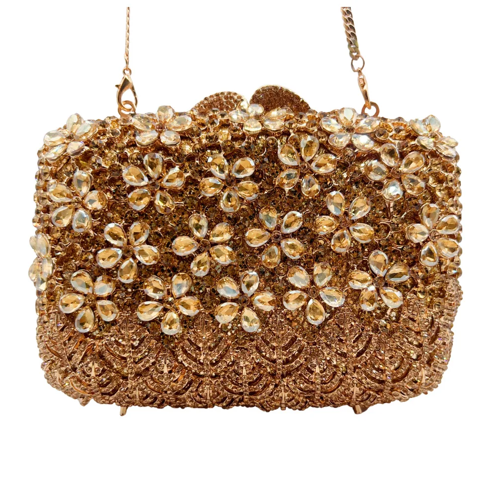 

Stone Lilac Studded With Diamonds Dinner Bag Banquet Party Wedding Diamond Women's Purses Handbags Pochette Soirée Femme Mariage