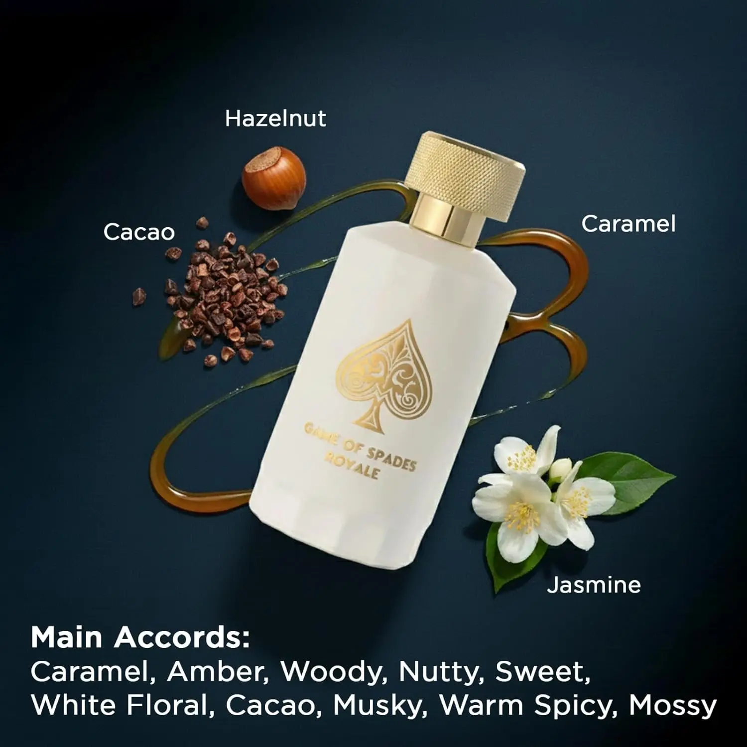 New Arrival Jo Milano Game Of Spades Royale Parfum 100ml 3.4oz White Box Perfume Oriental Amber Vanilla Long Lasting Fragrance Men Women Labor Day Halloween Thanksgiving Black Friday Cyber Monday Christmas Gift Idea Best Seller Fast US Shipping Spray
