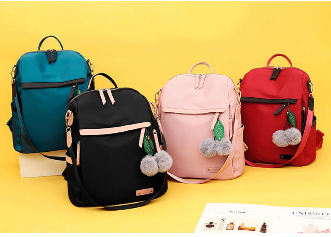 New Fashion Backpack Women's Large Capacity Oxford Travel Shoulder Bags Waterproof  Casual Rucksack Teenager School Bagpacks