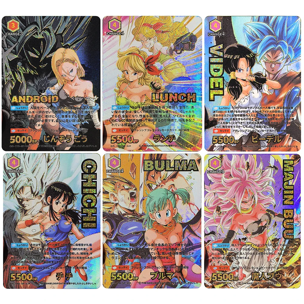 Anime One Piece Dragon Ball The Shield of Oath Boa Hancock Tokisaki Kurumi Nami Uta Rem Collectible Card Christmas Birthday Gift