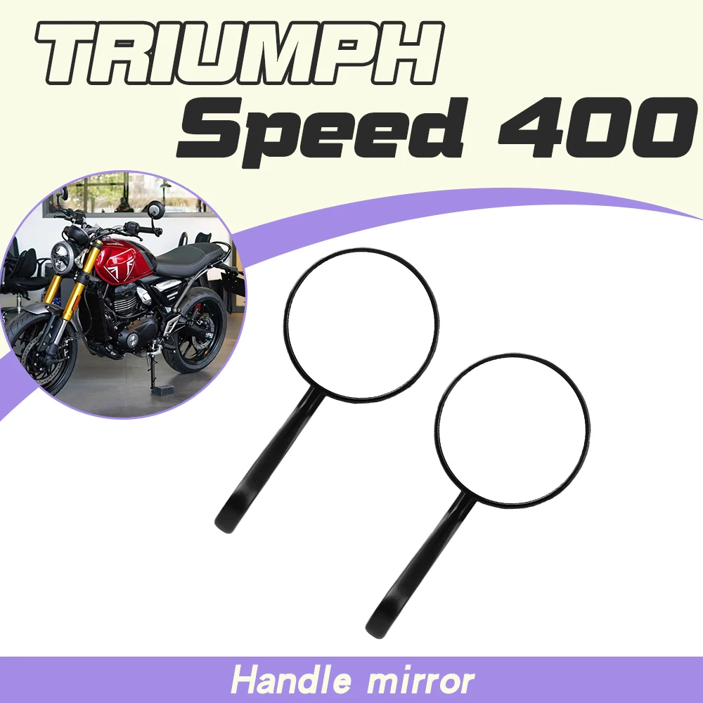 

Compatible with Triumph Speed400 rearview mirror, Street Triple765 1200RS handlebar mirror accessory