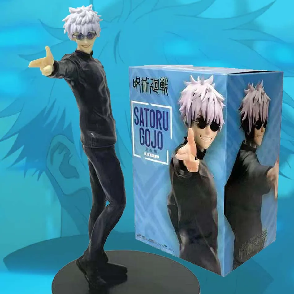 18 cm Jujutsu Kaisen Anime Figur Gojo Satoru Anime Statue PVC Action Figure Sammlung Modell Spielzeug kinder Ornament Puppe