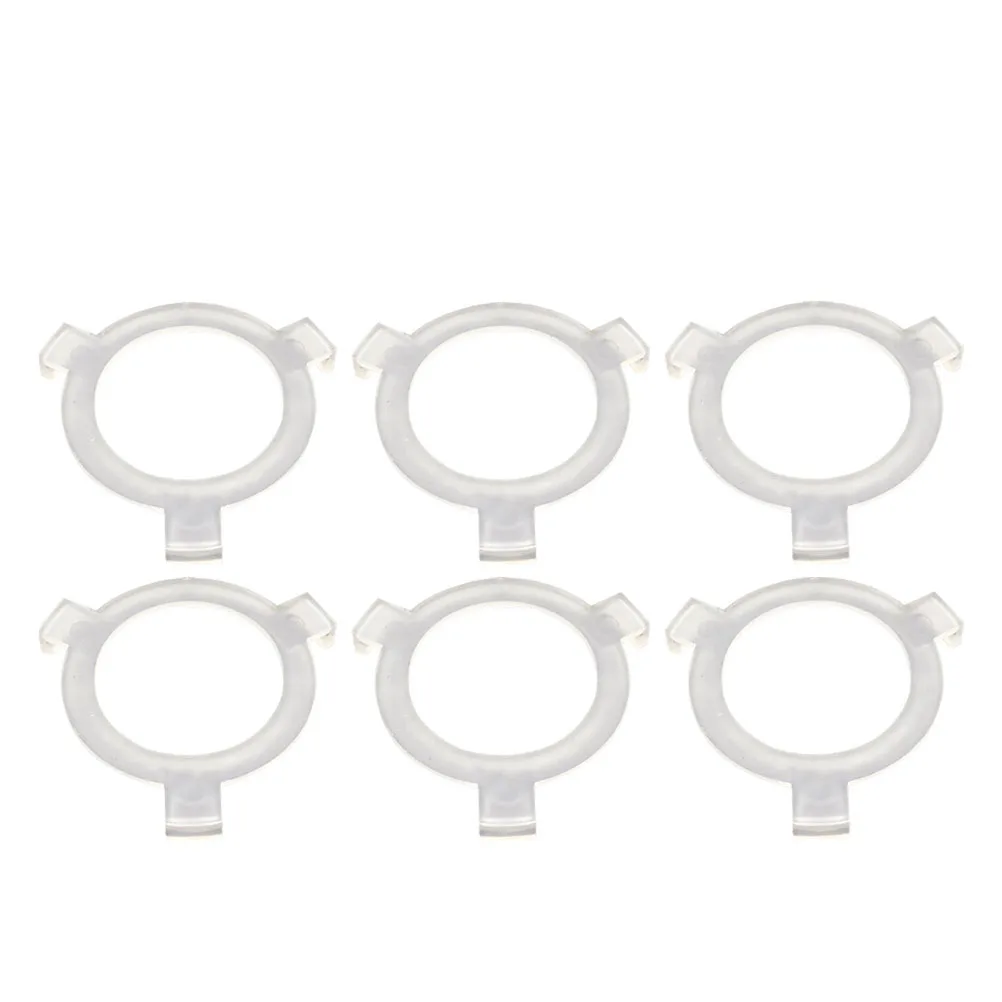 

6Pcs Lampshade Adapter Rings E27 to E26 Durable Plastic Material Fine Workmanship Good Texture Home Lighting Lampshade Parts