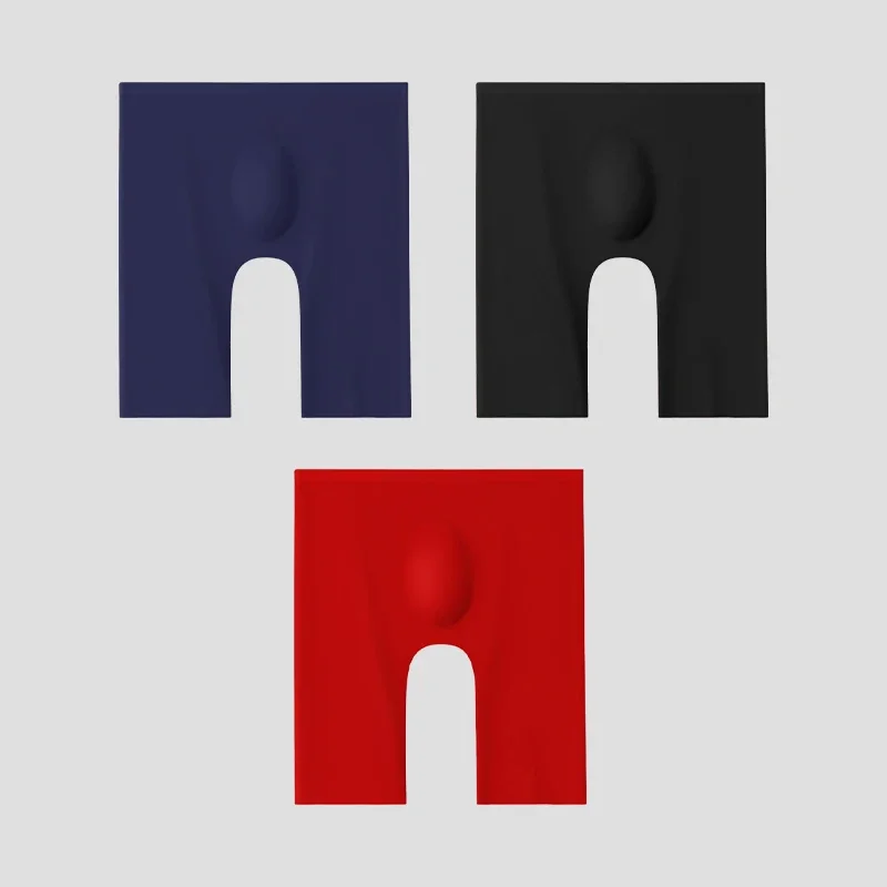 

3PCS Men's Ice Silk Underwear, Sports Men's Summer Thin Boxer Briefs, Extended Anti-Wear Legs, Traceless Running Quick-Dryi