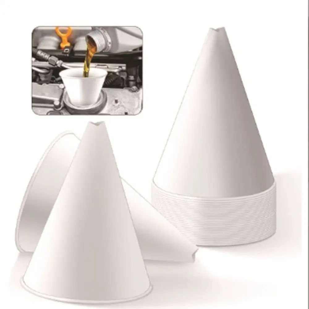 Foldable Disposable Paper Funnel Conical Liquid Filter Tool For Essential Oil Crafting Laboratory Usage Accessory Items