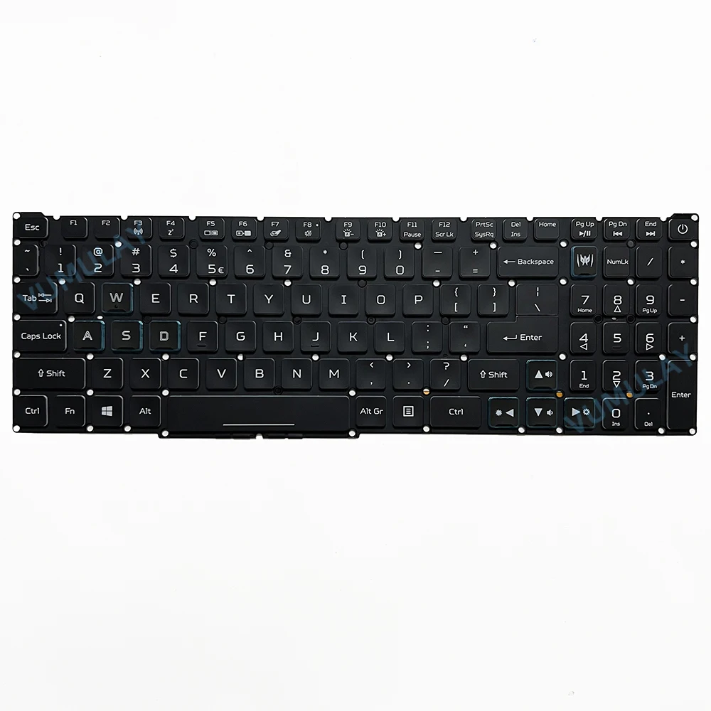 Imagem -04 - Teclado Retroiluminado Rgb dos Eua Rússia Acer Predator Helios Neo16 Phn1671 Phn16-7151f4 Phn16-71-747h Phn16-72 N22q22 N23q2 ru