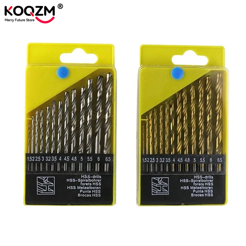 13pcs Metric Drill Bit Set 3/16 To 1/2 Inch For Glass Metal Tile Concrete Masonry Professional Electric Drilling Tool 13 In 1