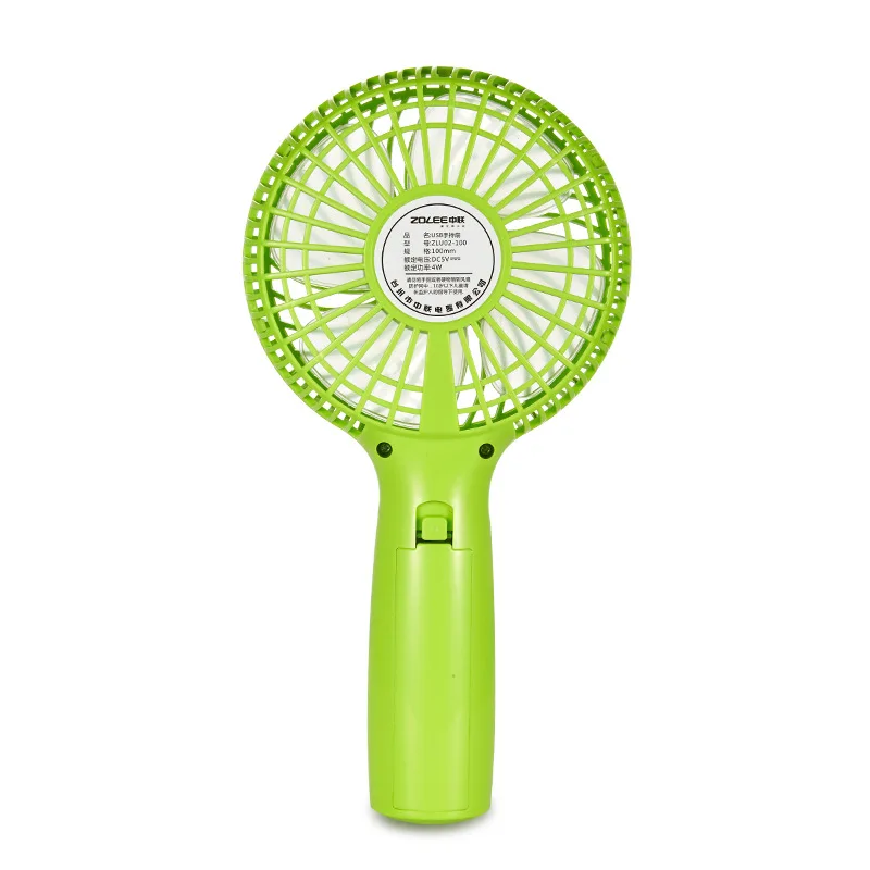 Ventilateur Portable USB 4W 100mm, Mini ventilateur, batterie rechargeable Li-ion, double alimentation USB, dc 5v