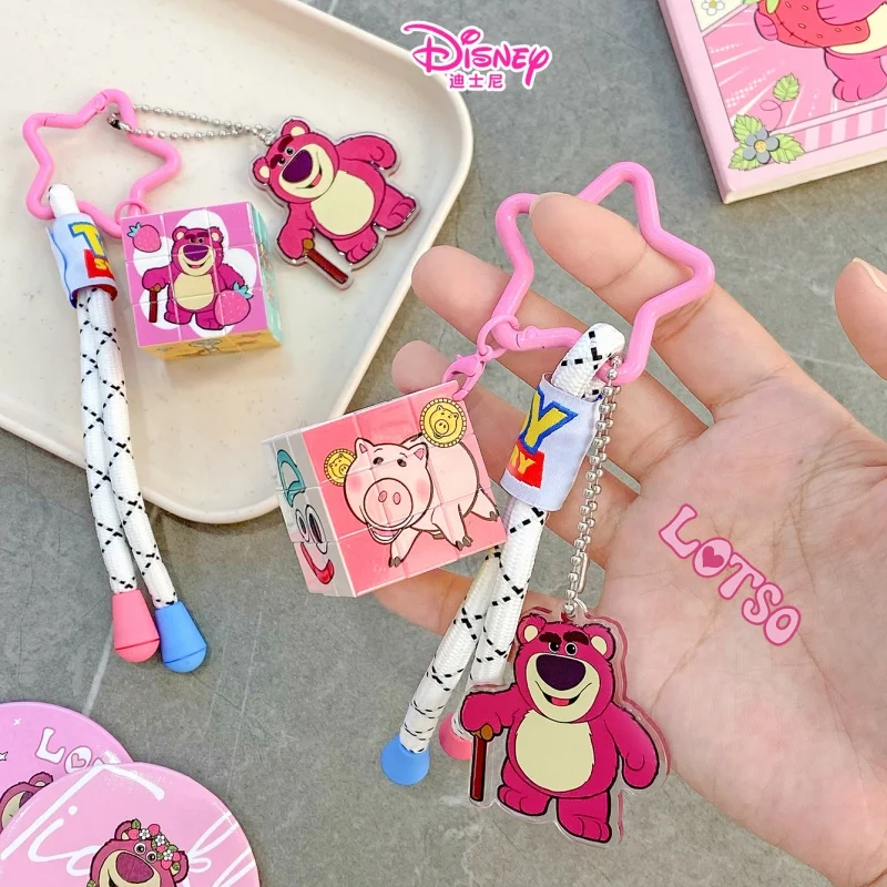 New Arrival Genuine Disney  Series Cartoon Keychain Pendant Cute Mobile Phone Accessory Small Gift Idea view 3