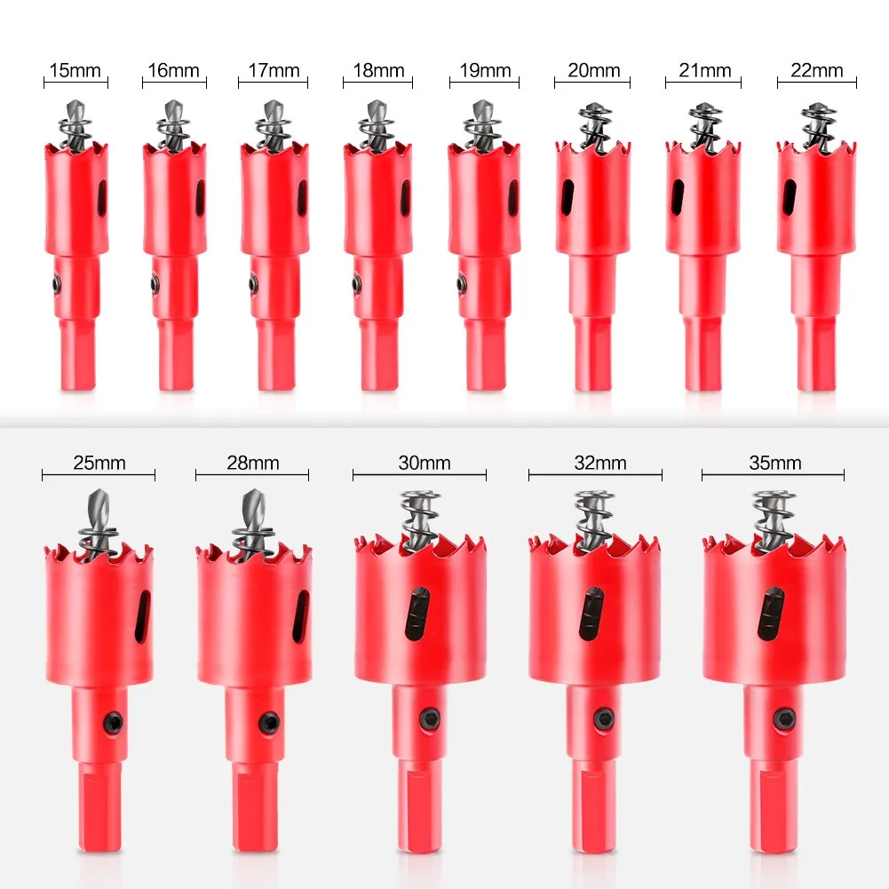 M42 bimetallic drilling tool, small size set, woodworking, sheet metal, pipeline, aluminum, gypsum board drill bit drilling tool