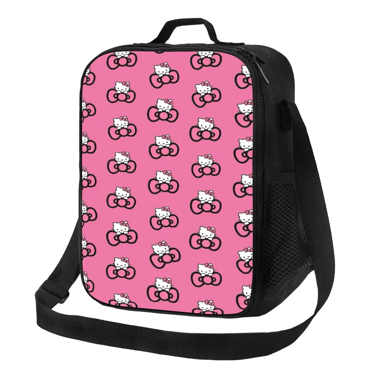 

Custom Hello Kitty Cartoon Lunch Bag Women Warm Cooler Insulated Lunch Box for Student School