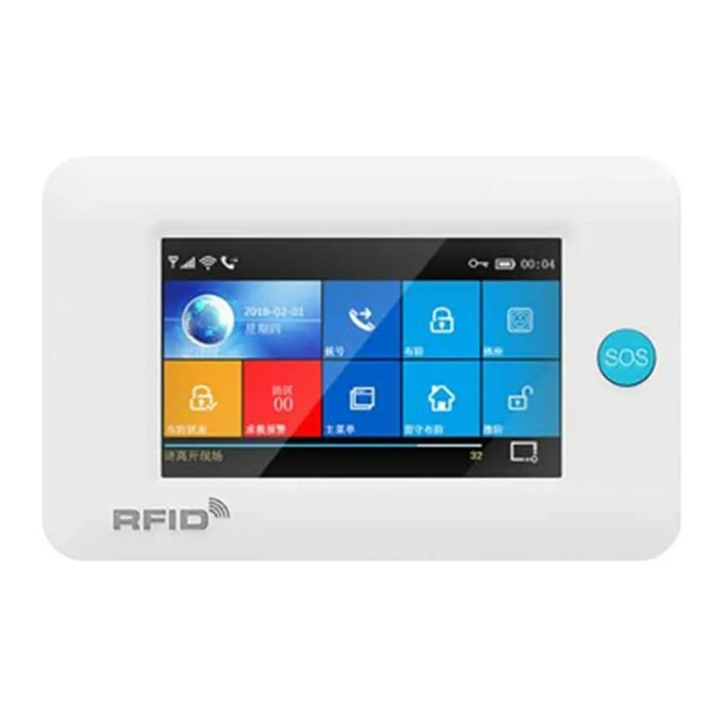 

Tuya APP Remote Control 4.3Inch Wireless WIFI GSM Burglar Alarm System Home Security Alarm Sensor Detector