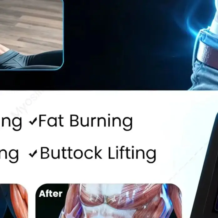 High Intensity EMS Body Sculpting Machine RF Muscle Stimulator Fat Burner Wide Surface Non-Invasive Electromagnetic Butt Lifter