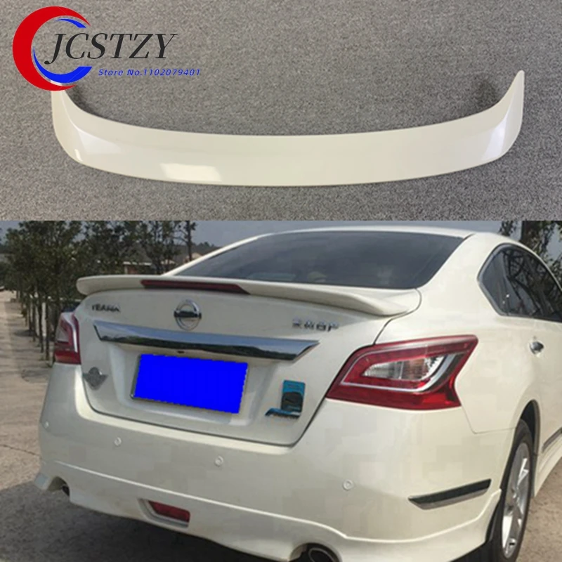 For Nissan Teana/Altima Car Decoration 2013 2014 2015 ABS Plastic Paint Painting Color Rear Trunk Spoiler wing With LED light