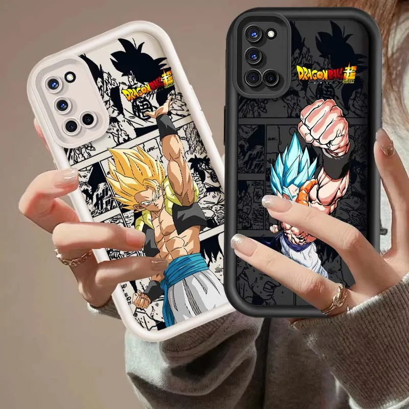 

D-Dragon Ball Son Goku Saiyan For OPPO A96 A95 A92 A77 A74 A73 A72 A58 A57 A55 A54 A53 A52 Eye Ladder Phone Case Cover