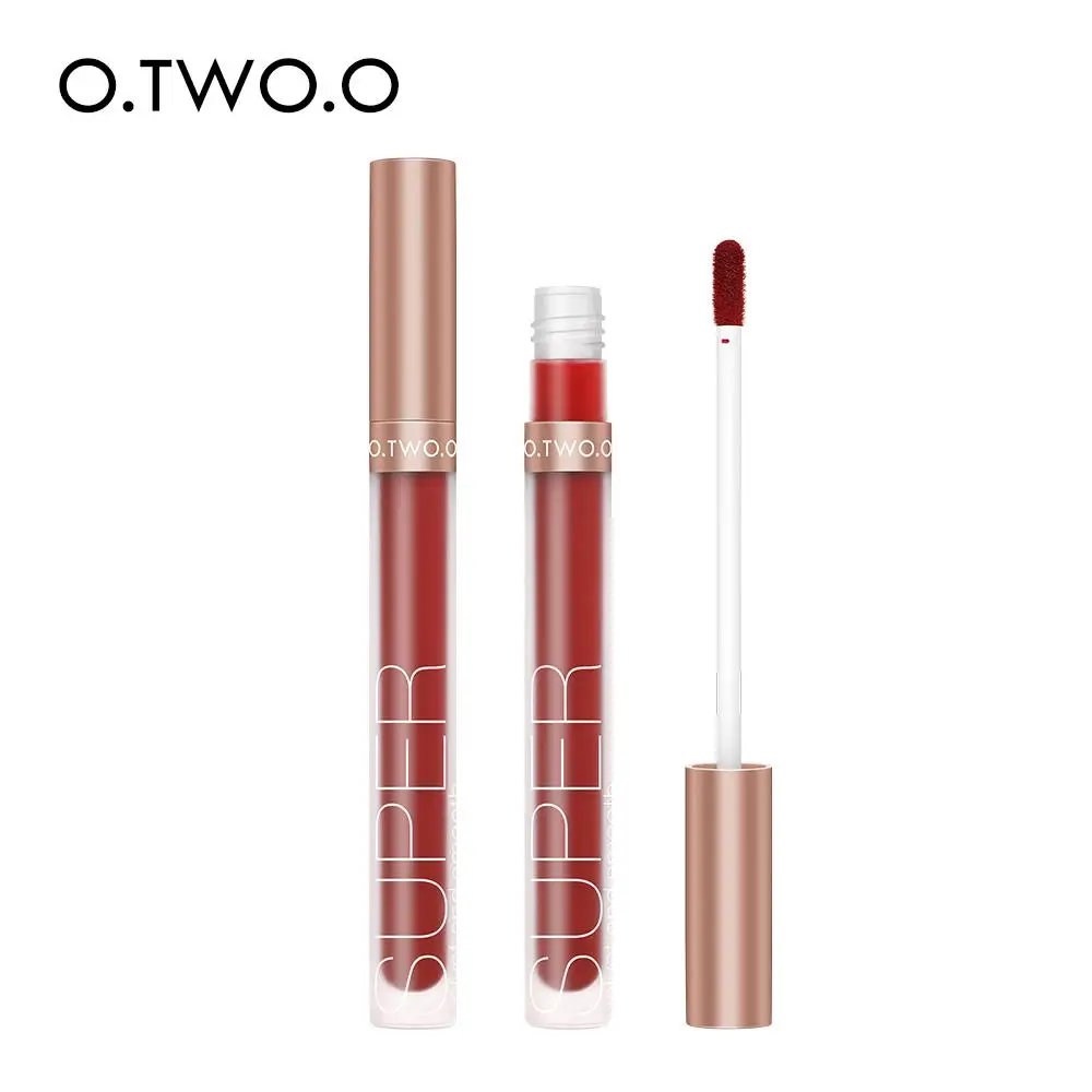 Makeup Matte Lip Gloss Super Soft No Sticky Woman Sexy Red Brown Lipstick Waterproof Lips Cosmetics