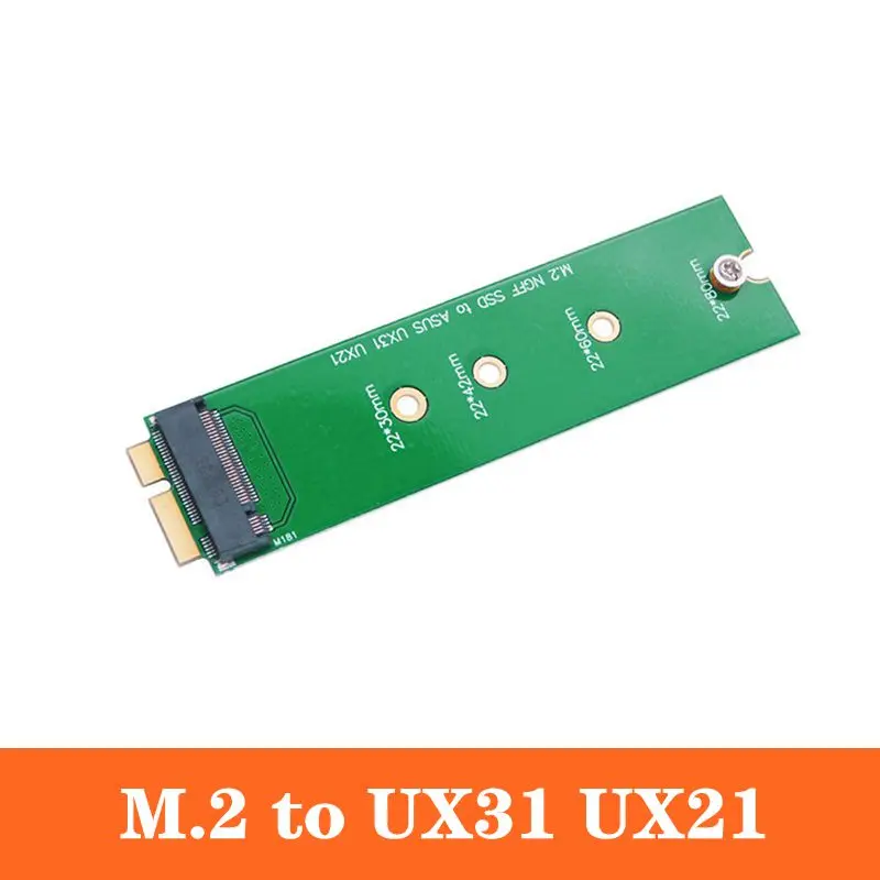 M. 2 NGFF SSD to UX31 UX21 Notebook Interface SSD to 6+12 Pin Adapter Card