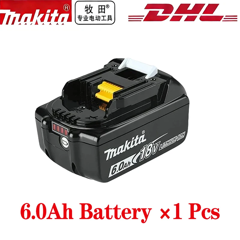 NIEUWE 2026 Originele 18V Makita 5.0Ah 6.0Ah Makita Batterij Vervangende Lithium Batterij BL1840 BL1850B BL1850 BL1860