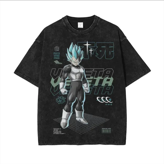 

Oversized T-Shirt Dragon Ball Y2k Men Oversized T-shirt Short Sleeve Shirts Clothing Top Men Anime Cotton Retro Washed T-shirt