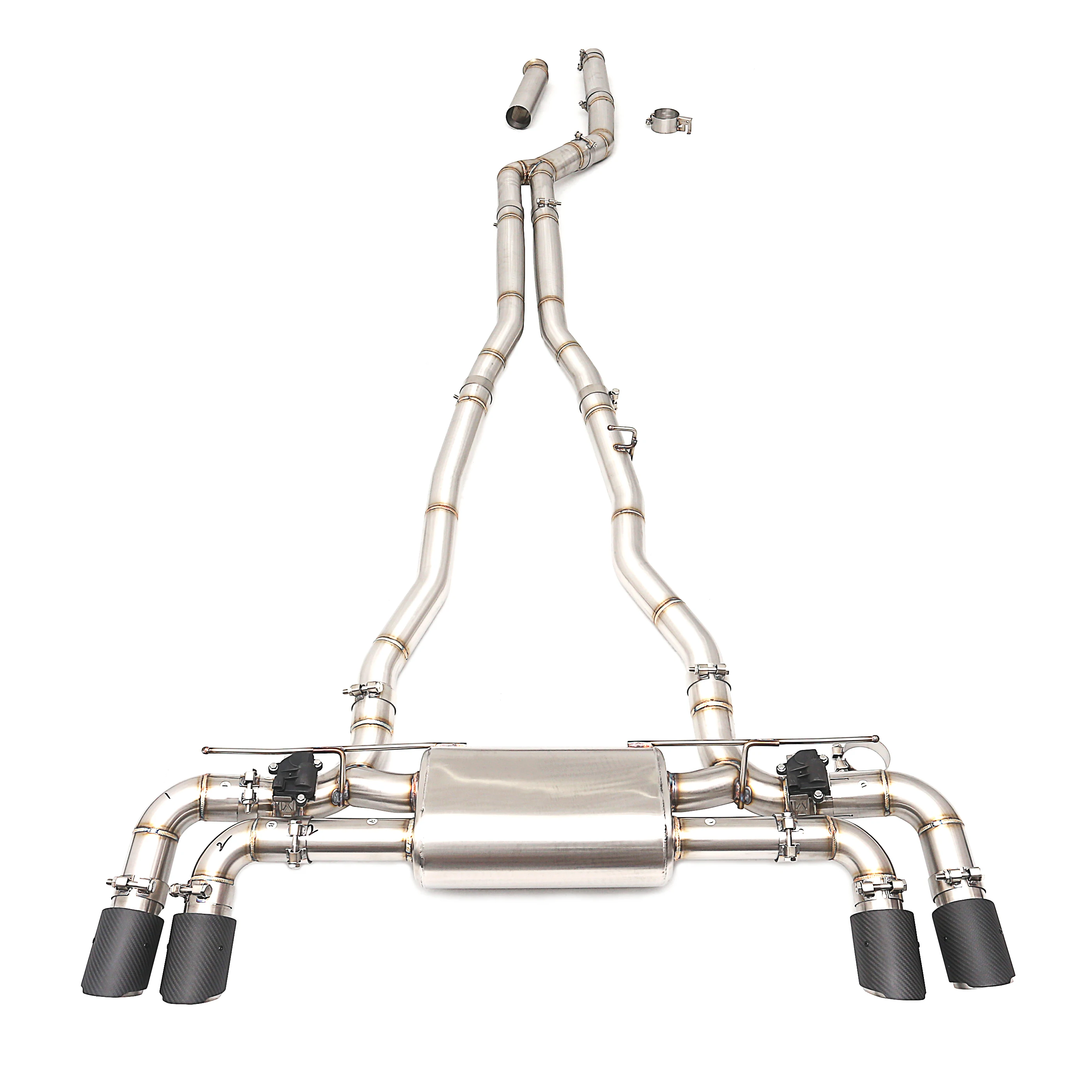 

OEM Catback Exhaust Pipe with Valve for 540/540i G30/G38 3.0T B58 2018-2024 Escape Exhaust System Stainless Steel 304