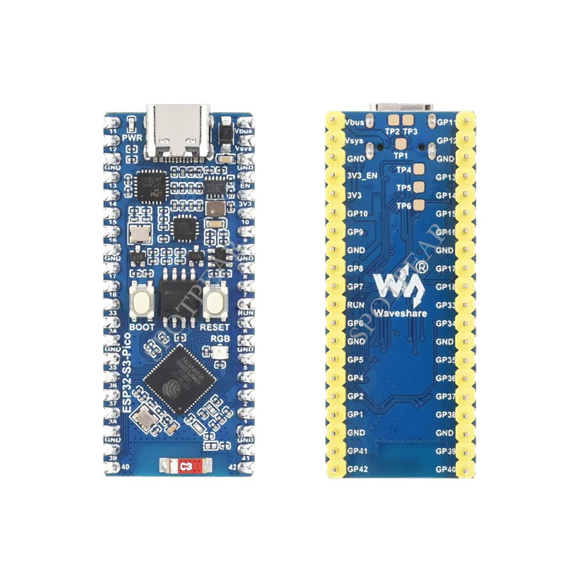 ESP32-S3 Development Board Wi-Fi Bluetooth Port&Size Compatible With Raspberry Pi Pico