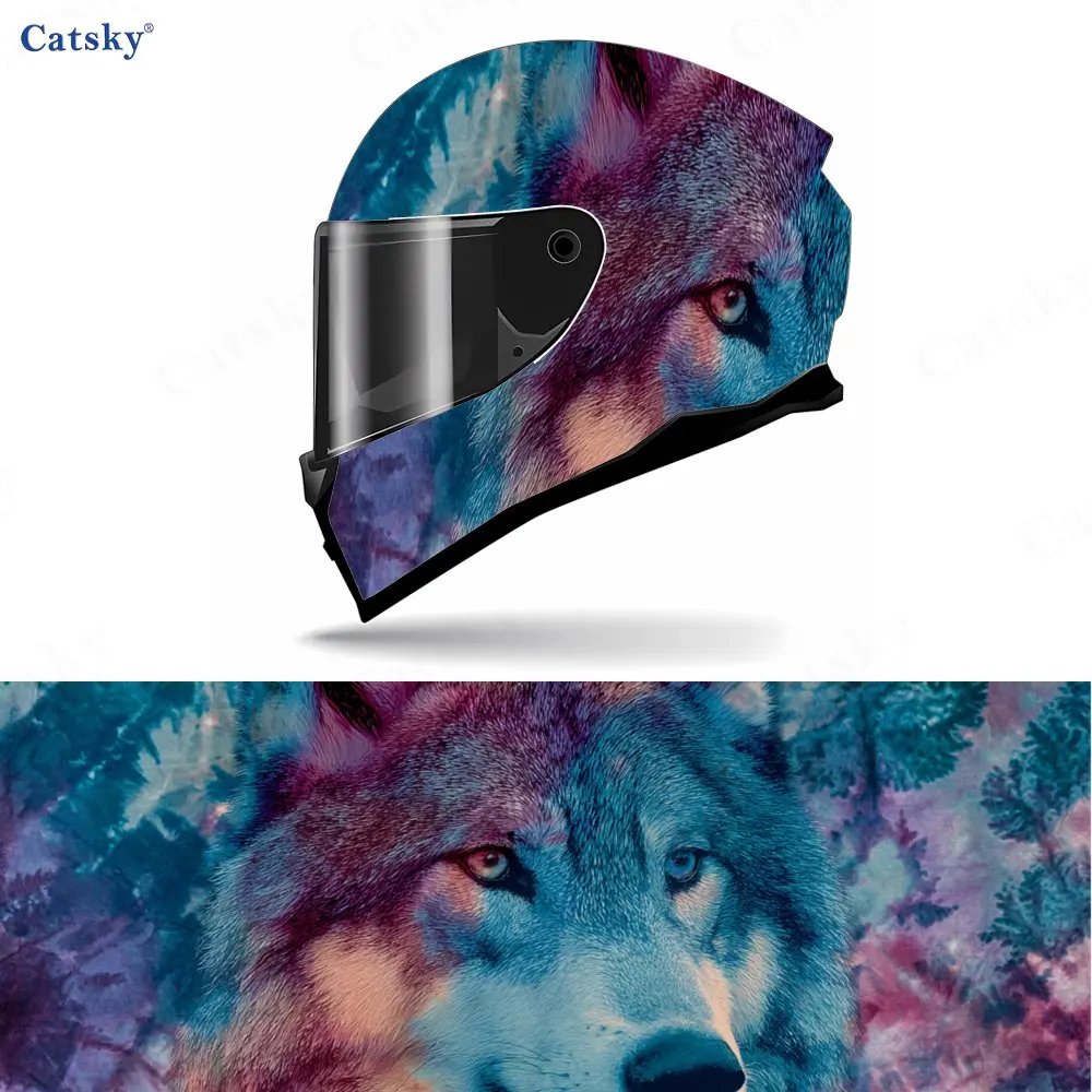 Colorful Wolf Tie D…