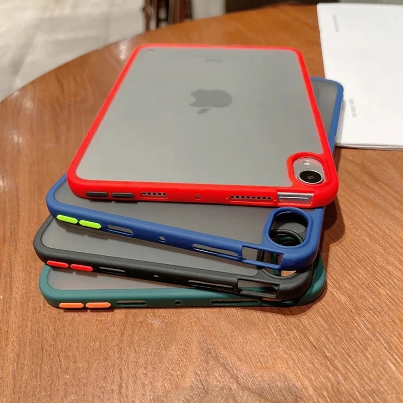 Casing iPad generasi ke-10, sarung HP keras untuk iPad generasi ke-10 2022 8, 9, 7, 10.2, untuk iPad Pro 11 Air 5 4 3 Mini 6 4 5 iPad 2 3 5th ke-6 9.7