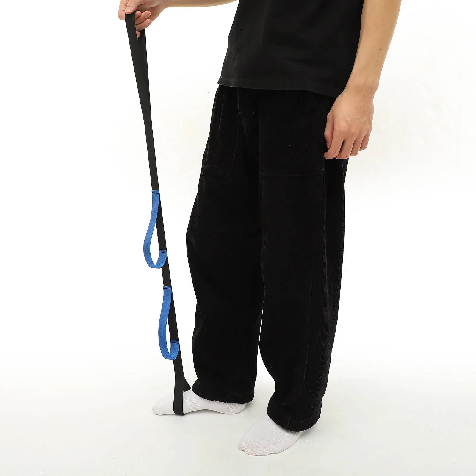 Convenient Heavy Duty Leg Assist Strap Training Leg Lifter for Strength Flexibility Mobility Walking Sprint Athletics Home Gym