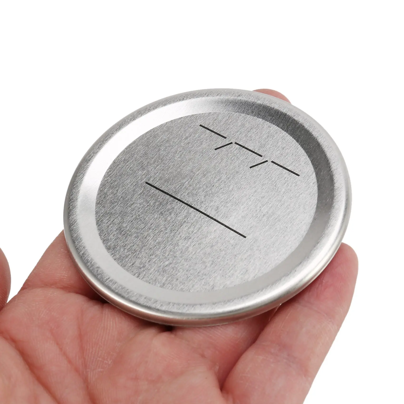Exquisite-Canning Lids Regular Mouth For Ball/Kerr Jars, Split-Type Metal Mason Jar Lids With Silicone Seals, Silver
