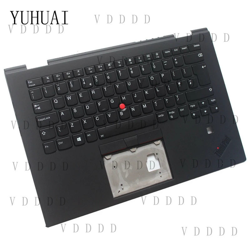 L... NEW For Lenovo ThinkPad X1 Yoga 3RD Gen UK Palmrest Keyboard Case SM10P95307