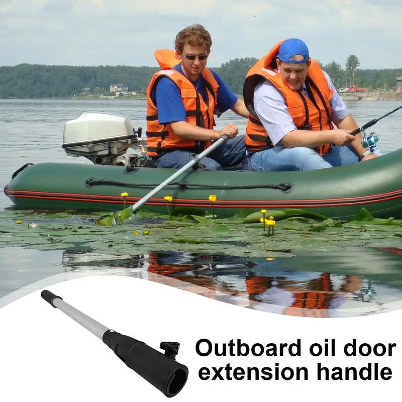 

Tiller Extension Handle Adjustable Outboard Tiller Extension Operating Handle Non-slip Grip Handle Extender Outboard Tiller