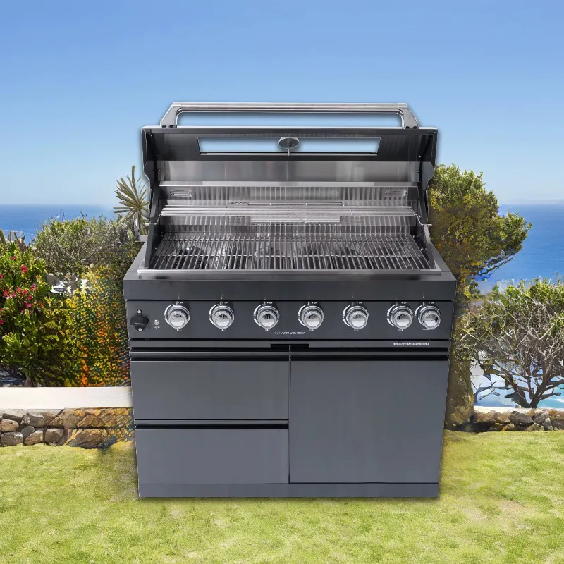 Stainless Steel Smokeless Barbecue Grill For Outdoor Commercial Use