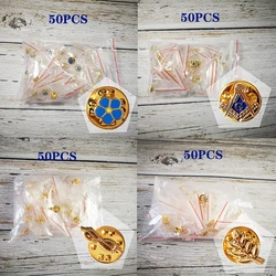 50 Pieces Wholesale Of Mini Masonic Lapel Pins Badge Mason Freemason FORGET ME NOT Zinc Alloy Banquet Brooch Material