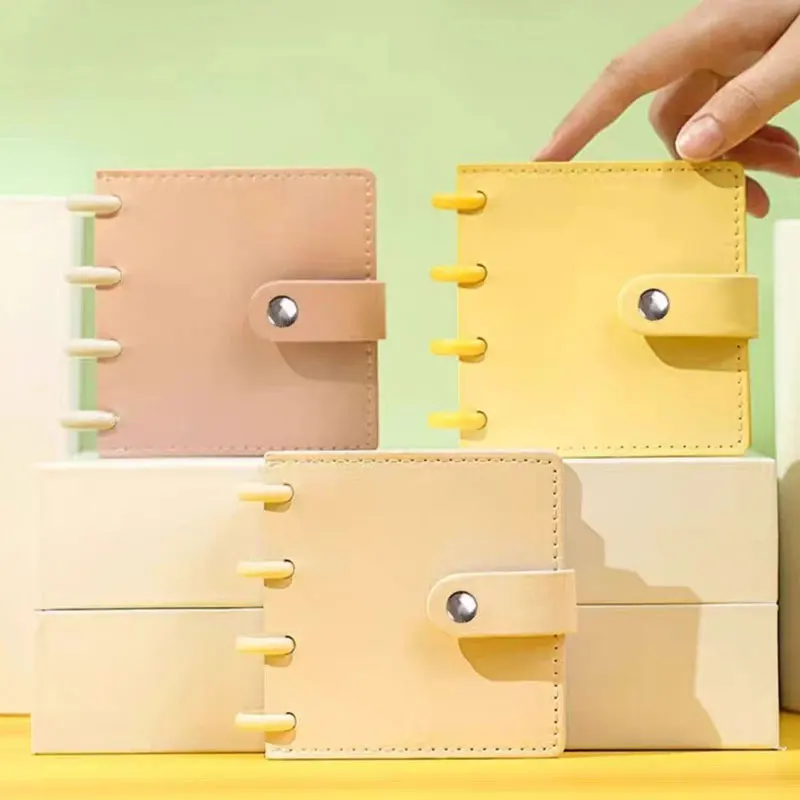 A7 Mini Loose-Leaf Notebook Mushroom Hole 4 Holes Binder Notebook Portable Discs Replacement Core Inner Page School Office