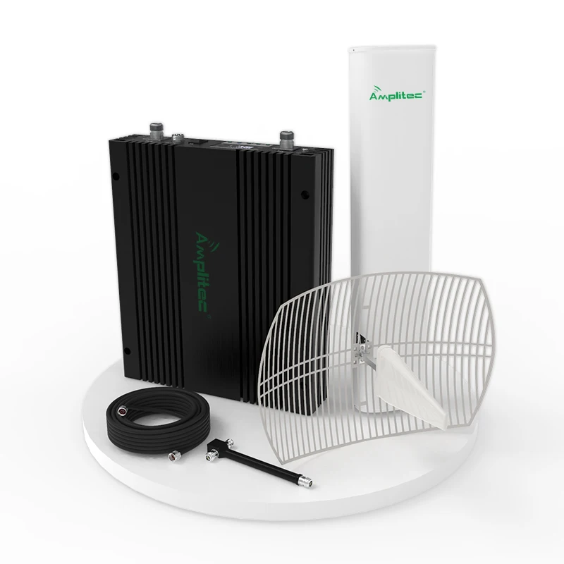

Amplitec 0.5W 27dBm 75dB CE certified ALC AGC ISO 1800 2100 mhz Dual Band repeater 2g 3g 4g mobile cell phone signal booster