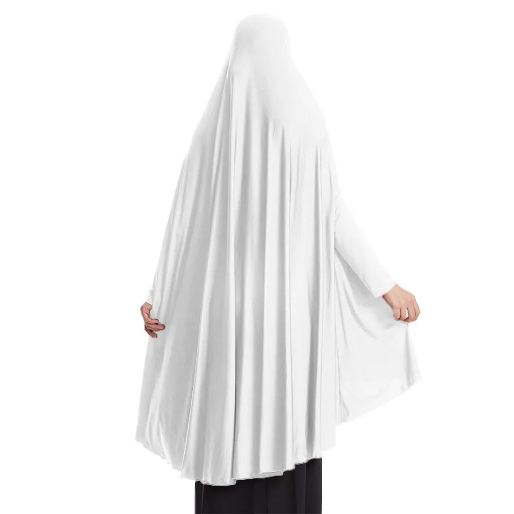 

Большой химар, исламский женский головной убор, хиджаб, абайя, накидка, платье, молитвенная одежда с капюшоном для Ид, мусульманские арабские топы, одежда, бурка